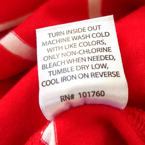 ❤️Kate Park Striped Heart Bling Tee NWT size pet. M - Picture 11 of 11